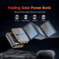 Folding Solar Power Bank